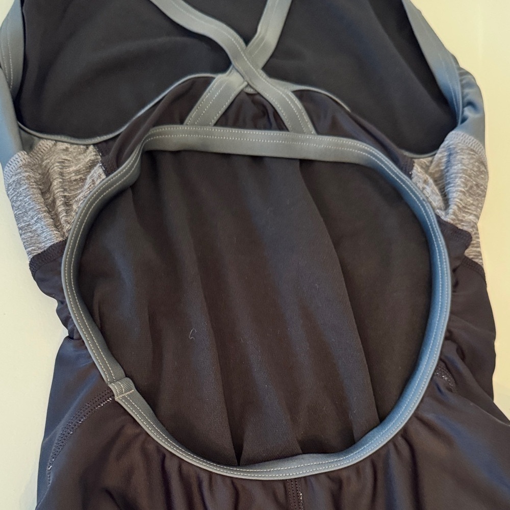 Speedo Black and Gray Swimsuit - Picture 6 of 7